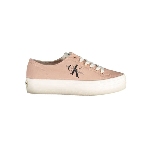 Calvin Klein Pink Cotton Women Sneaker