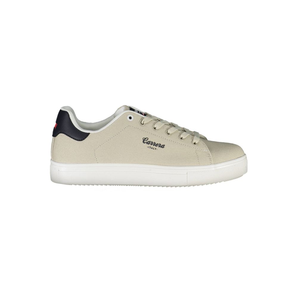 Carrera Beige Polyethylene Men Sneaker