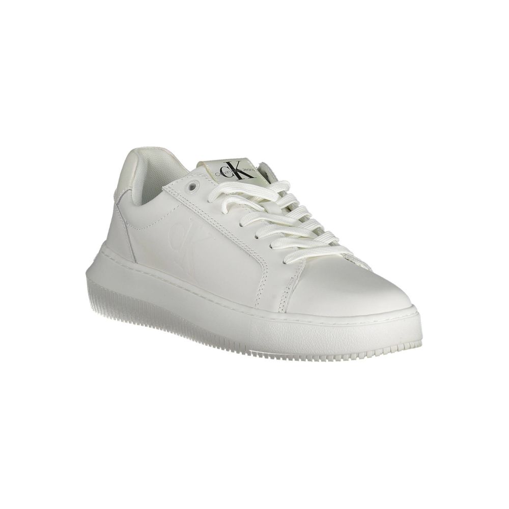 Calvin Klein White Leather Women Sneaker