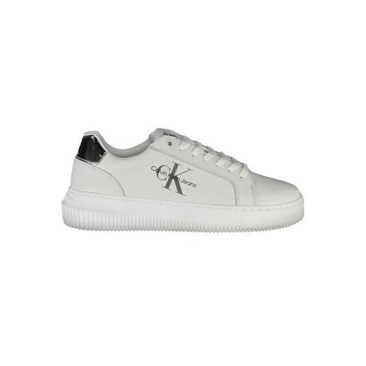 Calvin Klein White Leather Women Sneaker