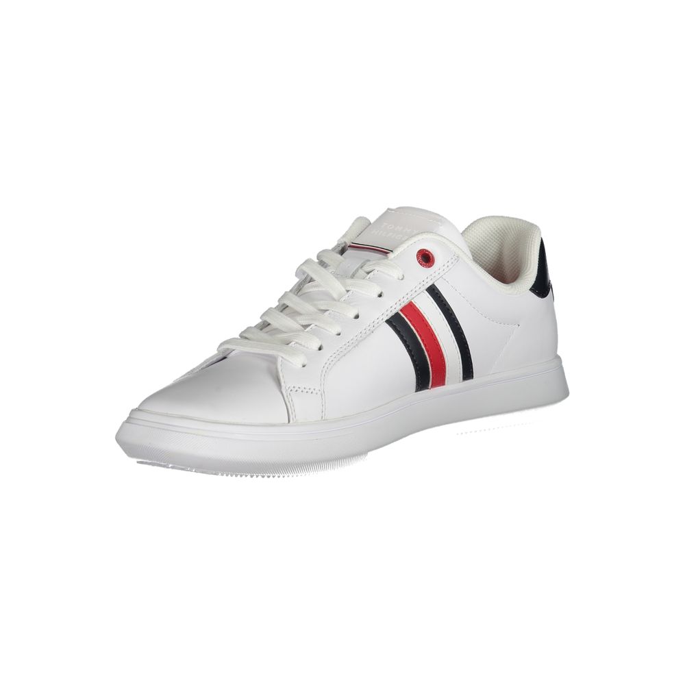 Tommy Hilfiger Sleek Lace-Up Sneakers with Contrast Details