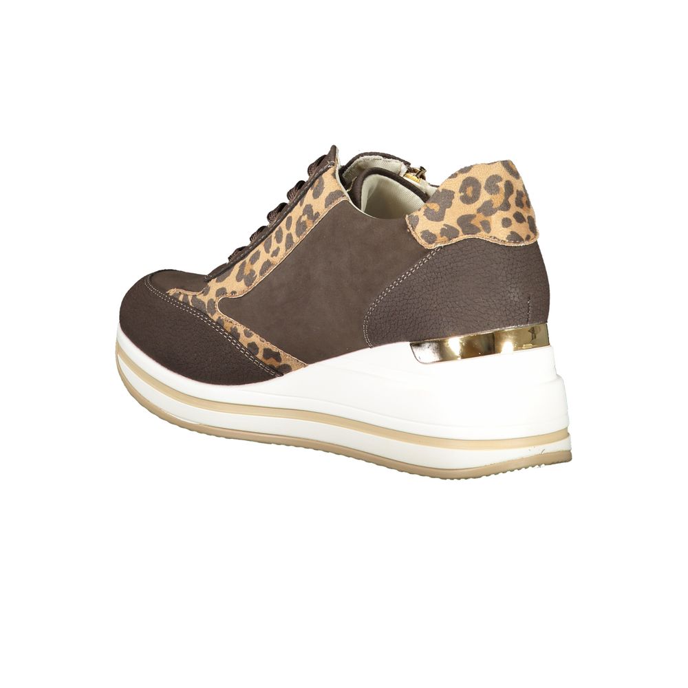 Laura Biagiotti Brown Polyester Women Sneaker