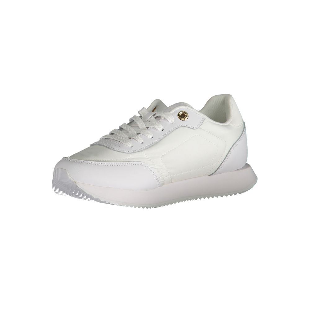 Tommy Hilfiger White Polyester Sneaker