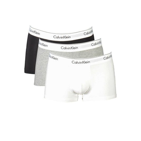 Calvin Klein Gray Cotton Men Boxer Short