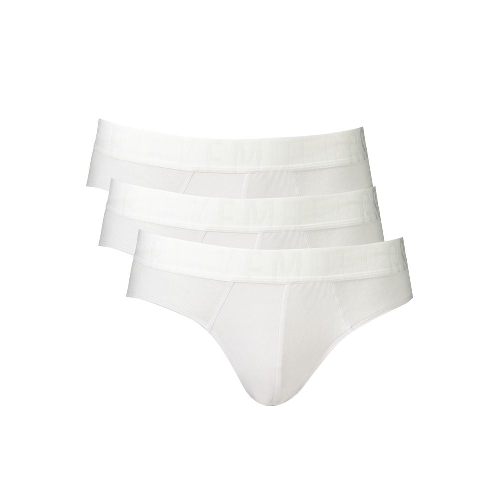 Bikkembergs White Polyester Men Underwear