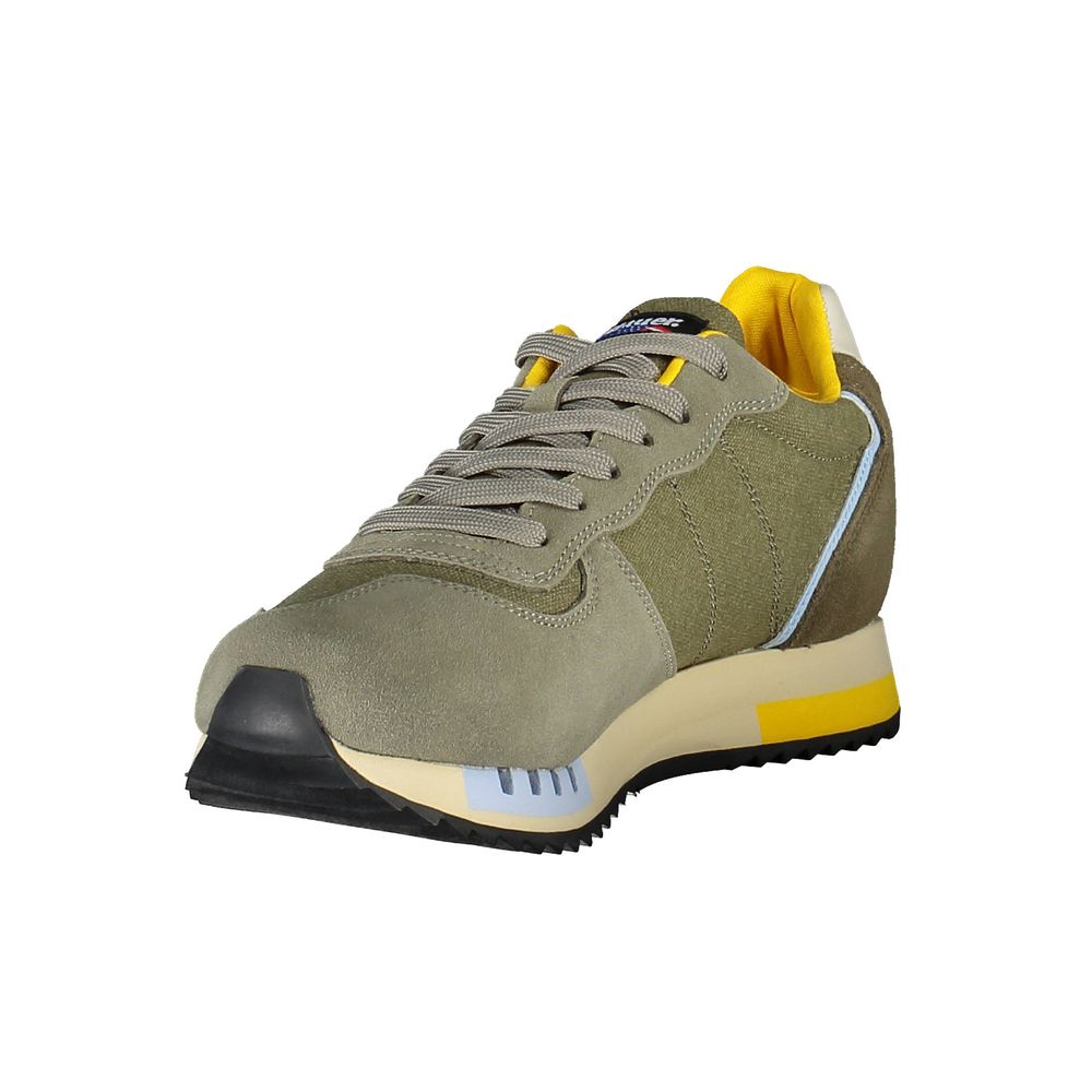 Blauer Green Leather Men Sneaker