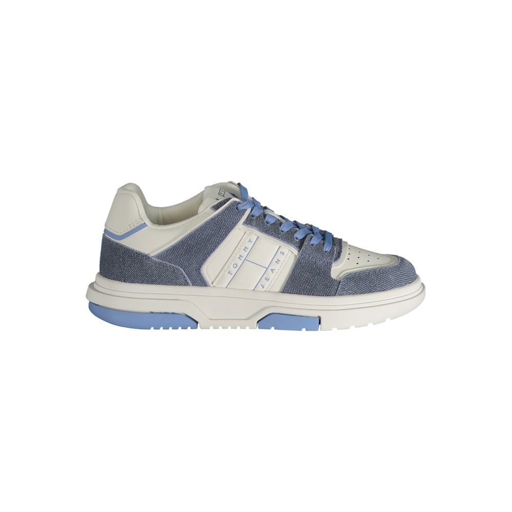 Tommy Hilfiger Light Blue Polyester Sneaker