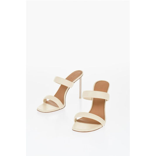 Off-White Leather ALLEN Sandals With Heel 11 cm
