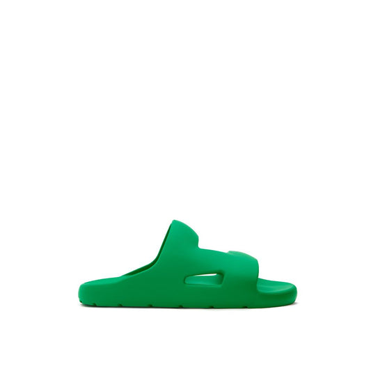 Bottega Veneta Green Cotton Slipper