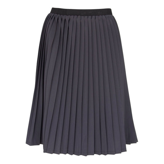 Luxe Black Pleated Skirt