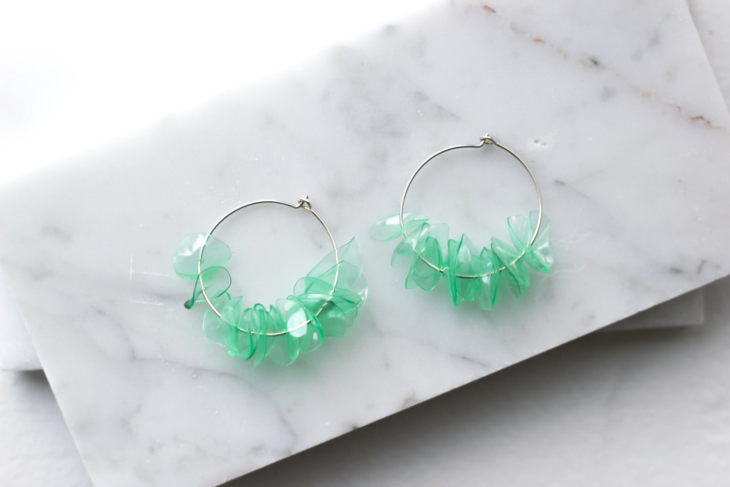 Alice Aquamarine Hoops