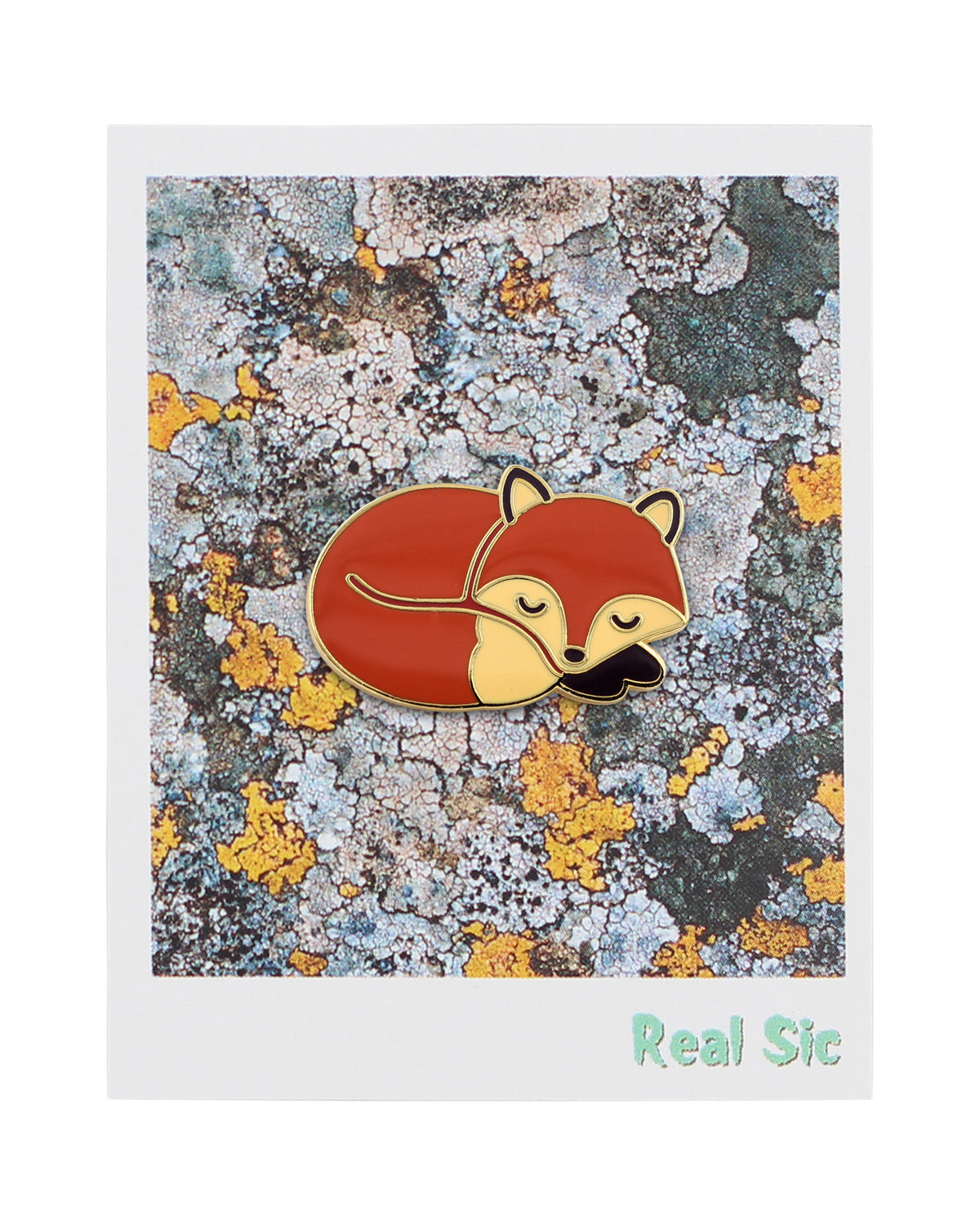 Sleeping Fox – Cute Sleepy Fox Enamel Pin