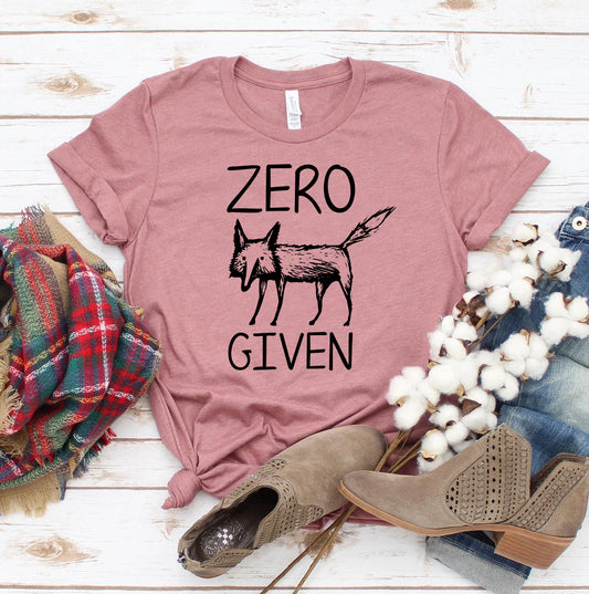 Zero Fox Given T-shirt