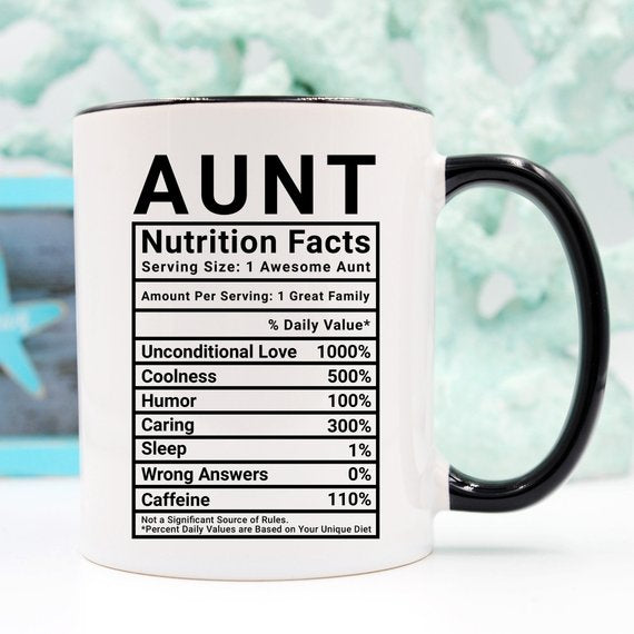 Mothers Day Gift For Aunt - Nutritional Facts